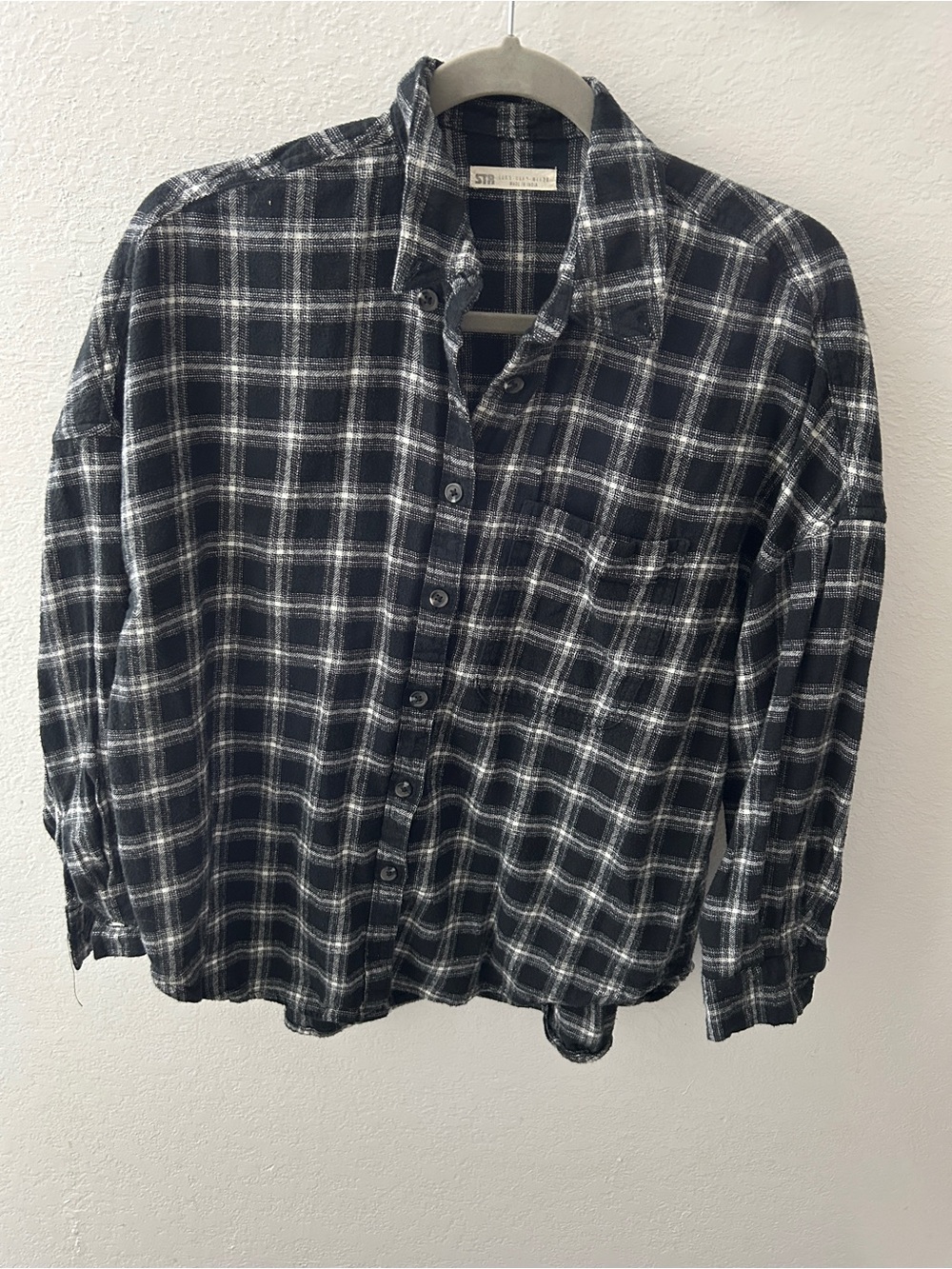 Black & white flannel